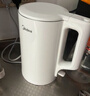 美的（Midea）电热水壶家用烧水壶泡茶0涂层食品级304不锈钢自动断电双层防烫全钢无缝1.5L大容量 MK-HJ1566 实拍图