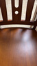 岳虎 免安装整装全实木椅子家用靠背椅餐厅简约饭店木椅子实木餐椅 08升级款胡桃色（整装发货） 全实木款 实拍图