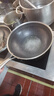 炊大皇炒锅304不锈钢有钛炒菜锅煎锅平底不粘炒锅32cm 可立可视盖不挑灶 实拍图