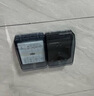 西门子（SIEMENS）开关插座防水盒 螺丝固定 暗装面板防溅盒 透明黑(可90°悬停) 实拍图