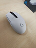罗技（G）G304 LIGHTSPEED无线鼠标 游戏鼠标 轻质便携 绝地求生FPS鼠标英雄联盟LOL吃鸡 生日礼物 白色 实拍图