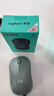 罗技（Logitech）M221 轻音鼠标 无线鼠标 办公鼠标 对称鼠标 带无线微型接收器 薄荷绿 实拍图