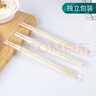 优奥双生筷一次性筷子100双独立装加粗连体方便筷家用快餐外卖餐具 实拍图