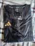 阿迪达斯（adidas）T恤男夏季运动透气轻薄宽松棉短袖  【棉质】黑/金 2XL 实拍图