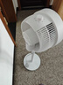 美的（Midea）【超级单品】七叶轻音立式电风扇家用柔风落地扇台式桌面小型风扇大风量节能摇头宿舍电扇 SAF30AB 实拍图