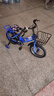 凤凰（Phoenix）儿童自行车宝宝脚踏车儿童折叠自行车3-8岁童车  陆寻 蓝色 14寸 实拍图