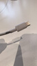 华为原装6A数据线 USB Type-A转USB Type-C/1m线长/支持66W（11V6A）充电 白色CC790 实拍图