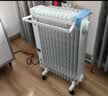美的（Midea）油汀取暖器 家用电暖器13片油丁电暖气片卧室客厅大面积全屋节能省电烘衣加湿防烫 13片 机械式 NY2213-18GW 全屋升温 实拍图