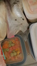 宜家（IKEA）365+附盖食品盒玻璃保鲜盒上班族饭盒透明便当盒分装盒 正方形180ml3件套 实拍图