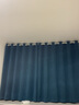 沫梵窗帘罗马杆一整套卧室飘窗窗帘遮光客厅 带杆免打孔定制  定制.美式湖蓝(遮光99%左右) 帘5.0*2.6米高双开(杆2.6-3.1米) 个 实拍图