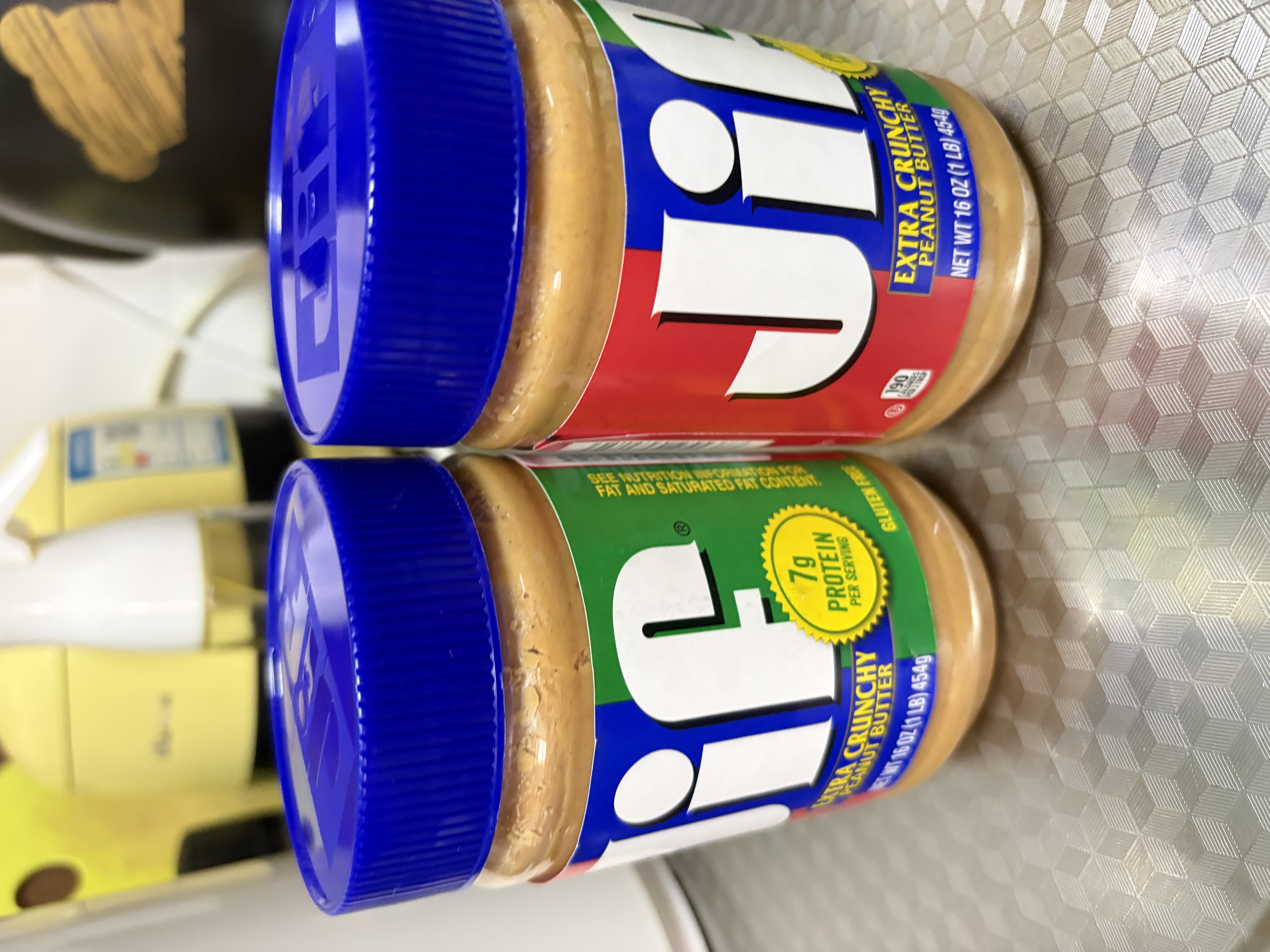 美国进口吉夫jif柔滑型颗粒型积富花生酱宝宝辅食面包拌面酱 吉夫颗粒型花生酱454g 实拍图
