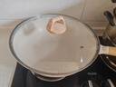 炊大皇炒锅不粘锅易洁轻量麦饭石色平底炒菜锅32cm电磁炉通用GJ32CGB 实拍图