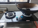 荣事达燃气灶天然气家用一级能效液化气煤气灶双灶台嵌入式台式两用灶具 钢化玻璃 鸳鸯猛火+聚能防风 液化气 实拍图