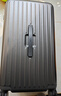 卡拉羊行李箱24英寸大容量拉杆箱男女大深舱云朵魔方体旅行箱8119钛金黑 实拍图