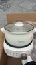 美的（Midea）电煮锅 电火锅 电热锅 电炒锅 分体式可拆洗 2.6L小电锅 学生宿舍多功能锅泡面锅 XZC2088S 配蒸笼 实拍图