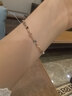 谢瑞麟（TSL）18K金玫瑰金手链女幸运花彩金手链手饰送女友AE118 定价类 16+3cm 实拍图