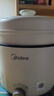 美的（Midea）电煮锅 泡面火锅宿舍小电锅 电蒸锅 多功能家用电热锅 2.6L蒸煮一体 小型2-3人用 配带蒸笼XZE2076 实拍图