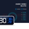 码仕闹钟学生温湿度计电子智能简约夜光LED声控大音量电子钟8820黑色开学季礼物 实拍图