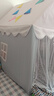 小斑鸠（little dove）儿童帐篷室内游戏屋/公主房城堡 粉色小屋(配套垫+实木杆+冰丝席) 实拍图