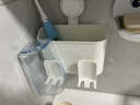 太力吸盘牙刷杯架置物架卫生间厕所免打孔壁挂式高级感牙膏漱口杯 2杯 实拍图