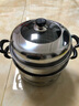 苏泊尔SUPOR 蒸锅真味鲜不锈钢双层复底28cm蒸鱼锅加高锅盖蒸笼EZ28BS04 实拍图