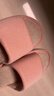 京东京造四季棉麻拖鞋女士居家春季室内静音吸汗防臭 粉红 39-40 实拍图