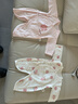 童泰婴儿连体衣春秋季纯棉衣服初生宝宝蝴蝶哈衣爬服和尚服粉色52cm 实拍图
