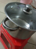 【加高】不锈钢汤锅加厚家用加高煲汤大容量煮粥炖锅 加高：加大【24cm】汤锅+玻璃盖 实拍图