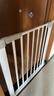 呵花楼梯口护栏婴儿童安全门栏围阳台栏杆宠物宝宝犬狗狗栅栏门免打孔 适用宽度 76-83cm 高76cm栏杆间隙 实拍图