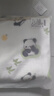 安可新婴儿7A抗菌全棉邹布浴巾 新生儿吸水洗澡纱布盖毯萌熊猫100cm 实拍图
