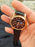 【网红爆款】商务腕表石英运动表休闲皮带男女手表 合金黑色 实拍图