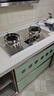 樱花帝王煤气灶双灶具嵌入式家用猛火燃气灶天然气大火力液化气罐装台式炉 【天然气】左炉增压猛火+加强不锈钢 十大品牌 实拍图
