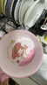 五和（WUHE）辅食碗儿童餐具宝宝吃饭碗卡通带手柄婴幼儿碗耐树脂食品级防烫 美乐蒂单柄碗300ML+勺子 实拍图
