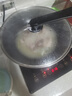 炊大皇炒锅304不锈钢有钛炒菜锅煎锅平底不粘炒锅32cm 可立可视盖不挑灶 实拍图