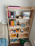 实木书架一体靠墙落地置物架松木窄缝柜家用收纳柜子客厅简易书柜 6层【免漆松木板】70x25x166CM 实拍图