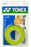YONEX尤尼克斯 手胶 吸汗带 柄皮 AC 102C 三条装 yy减震缓冲膜缠绕带 柠檬绿色 实拍图