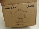美的（Midea）花漾0胶水全玻璃全自动养生壶 多功能煮茶壶 母婴烧水壶恒温电热水壶煮茶器花茶壶1.2L YS12B102 实拍图