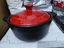 爱仕达（ASD）砂锅煲汤锅家用耐高温干烧炖锅3.5L陶瓷煲沙锅中药煎药锅 实拍图