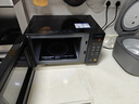 美的（Midea）家用变频微波炉平板式易清洁 800W微波速热 一键智能菜单 钻石背板 微晶面板加热20L（PM20M2） 实拍图