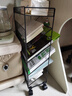 DSRAWMYT书架 落地置物架书桌旁可移动带轮书本收纳书柜子课桌边简易书架 实拍图
