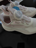 鸿星尔克（ERKE）童鞋中大童跑鞋儿童功能性跑步旋转扣运动鞋轻纱粉/微晶白35 实拍图