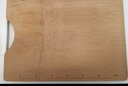 炊大皇 天然整竹菜板3cm加厚带刻度可悬挂家用案板砧板和面切菜板38*28 实拍图