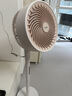 美的（Midea）【变频轻音】空气循环扇家用语音遥控电风扇 一级能效轻音落地扇 卧室桌面大风力小风扇 GDJ24SHG 实拍图