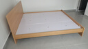 全友家居 北欧原木风板式床1.8米x2米主卧室简约现代家用木板双人大床 实拍图