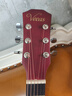 维卡斯（WEIKASI）民谣吉他初学者木吉他单板新手入门练习琴guitar吉它学生男女乐器 41英寸原木色+礼包【进阶推荐】 实拍图