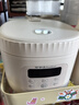 荣事达（Royalstar）电饭煲电饭锅家用2-3人智能预约煮粥煲汤煮饭锅多功能保温陶瓷釉奶油白带蒸笼3升RFB-S30N6（Y） 实拍图