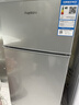 荣事达（Royalstar）小冰箱小型家用出租房双门一级能效宿舍冷藏冷冻两用节能电冰箱 53A136【一级能效】【三天不到1度电】银 实拍图