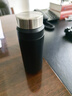 京东京造 咔哒保温杯 茶水分离Tritan杯口三段式男士女316L不锈钢 黑400ml 实拍图