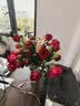 芊芊细语斗南基地直批发玫瑰鲜花全国速递配送女友礼物家用水养插花家庭 20支随机玫瑰+5朵随机百合+红豆+送保鲜剂 实拍图