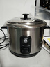 三角牌（Triangle）电饭煲家用不锈钢电饭锅3L煮饭锅2-3人老式电饭煲304不锈钢胆米饭锅带蒸笼TG-Z30X12Z 实拍图